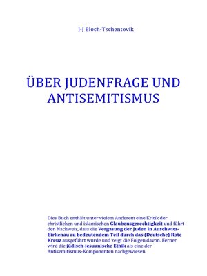 cover image of Über Judenfrage und Antisemitismus